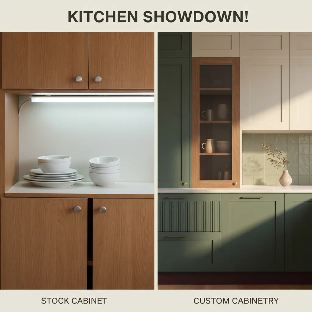 Custom vs stock cabinets