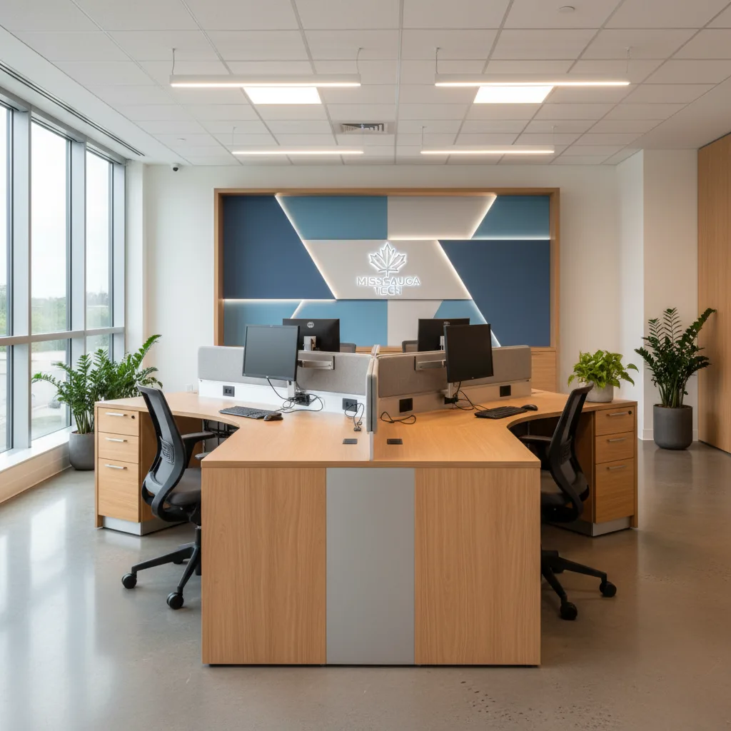 Mississauga Tech Campus - custom cabinetry by Custom Cabinets Brampton