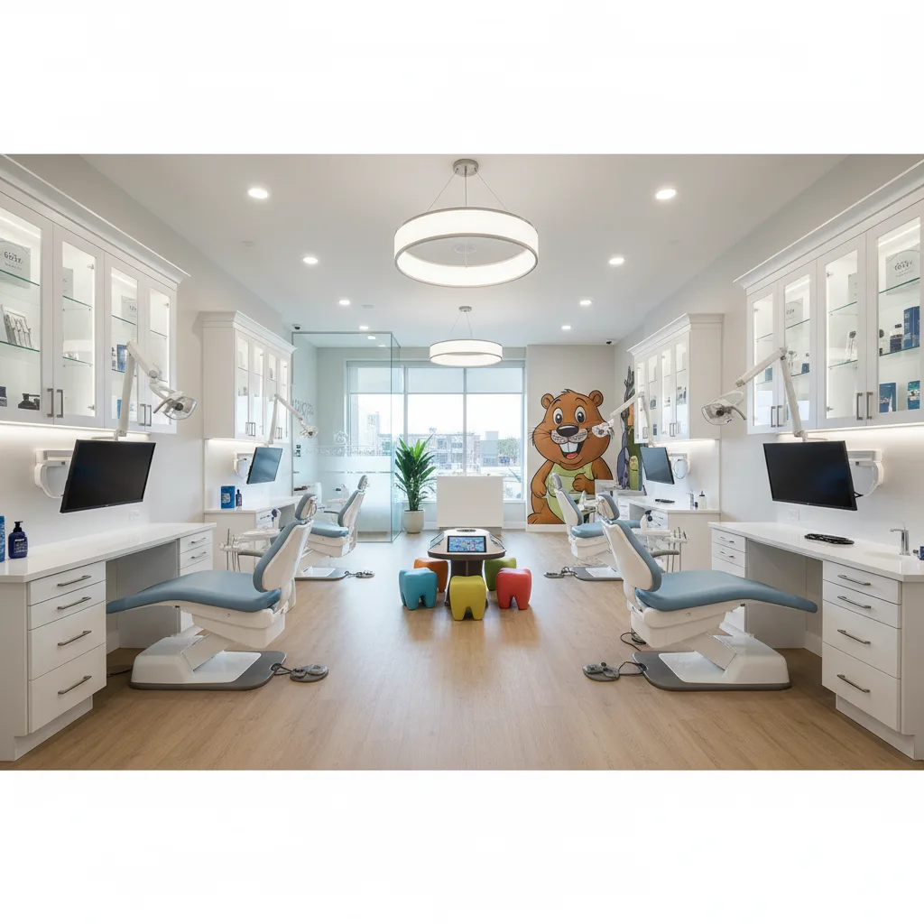 Brampton Orthodontic Clinic - custom cabinetry by Custom Cabinets Brampton