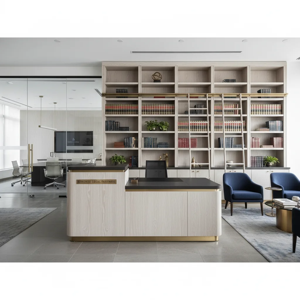 Downtown Toronto Firm - custom cabinetry by Custom Cabinets Brampton