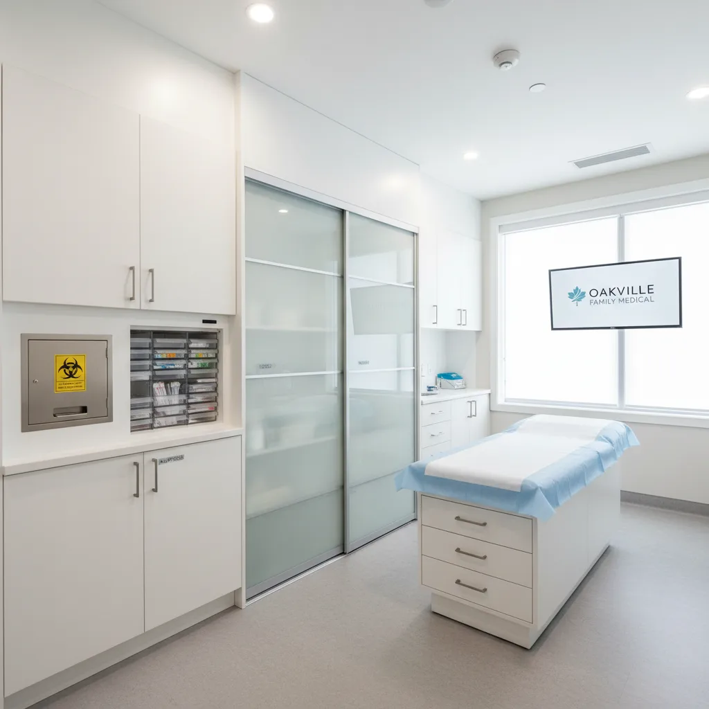 Oakville Family Clinic - custom cabinetry by Custom Cabinets Brampton