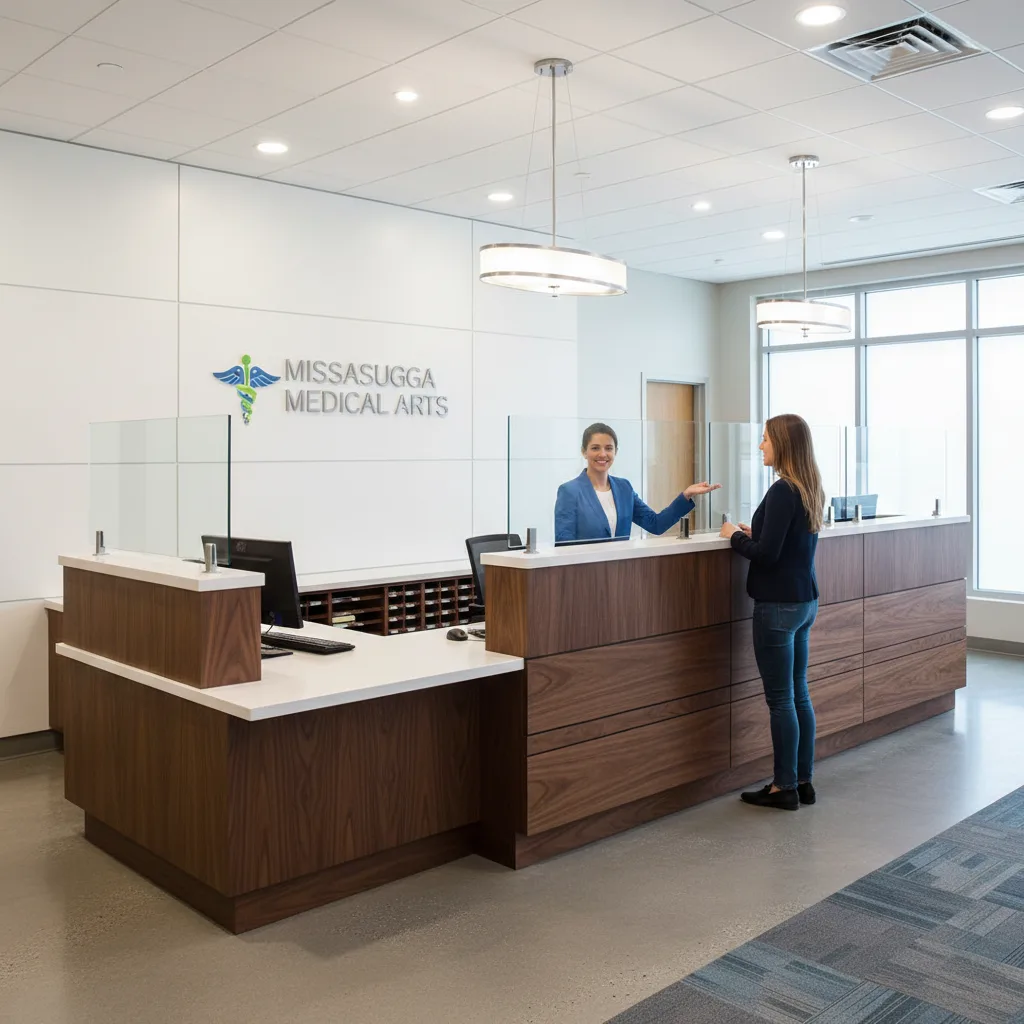 Mississauga Medical Arts - custom cabinetry by Custom Cabinets Brampton