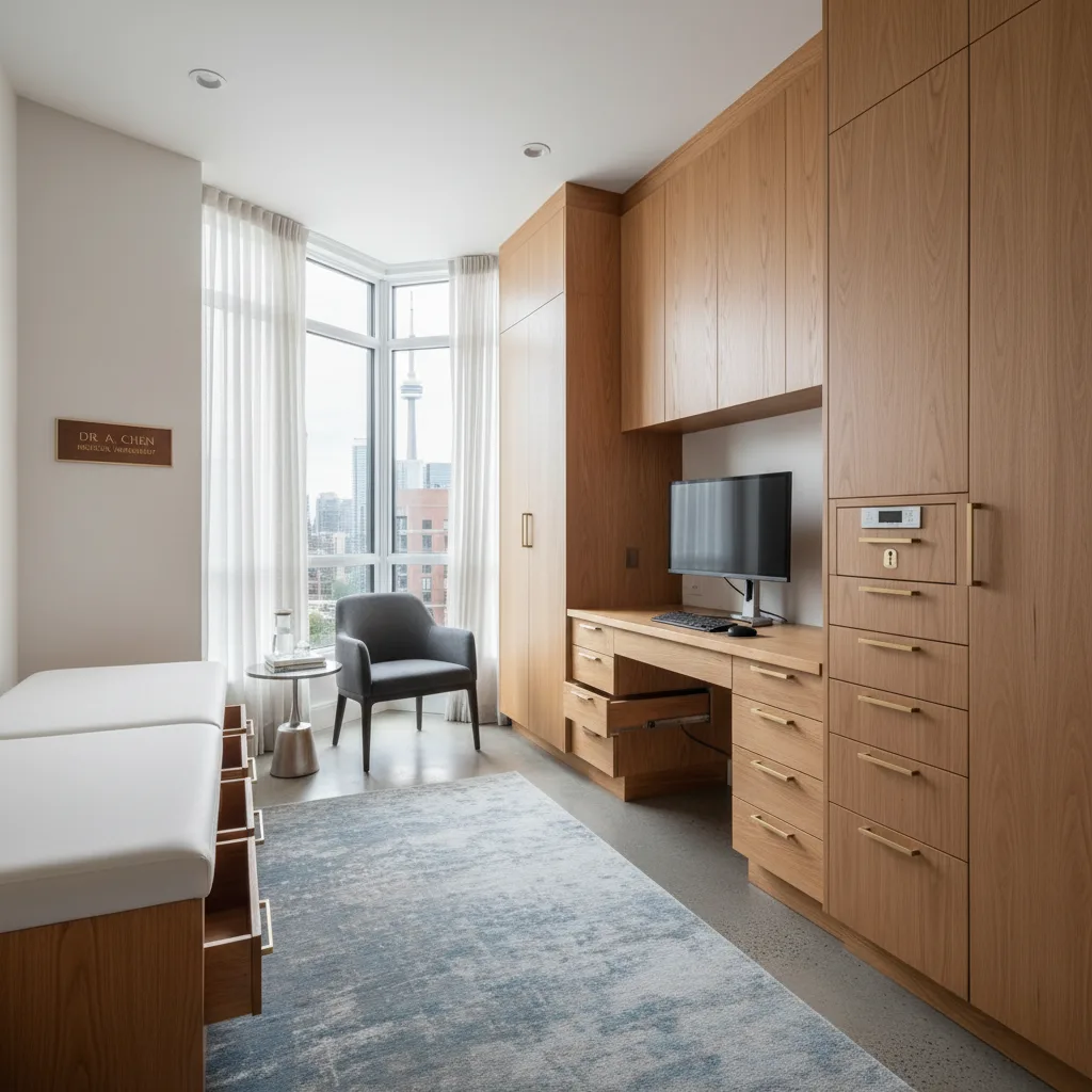 Toronto Specialist Office - custom cabinetry by Custom Cabinets Brampton