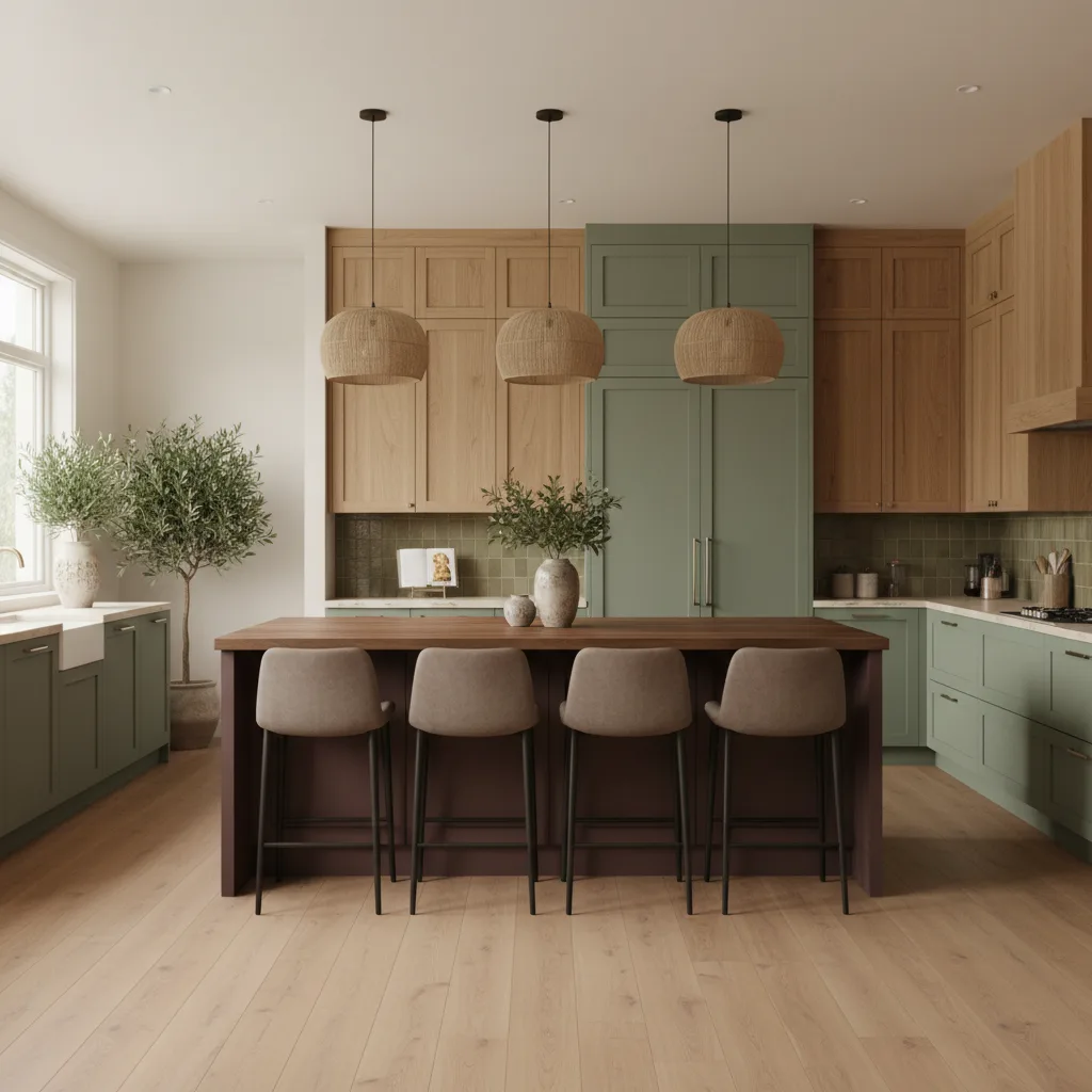 Brampton custom kitchen with two-tone shaker cabinets