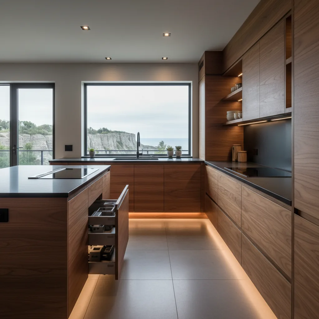 Frameless cabinet installation