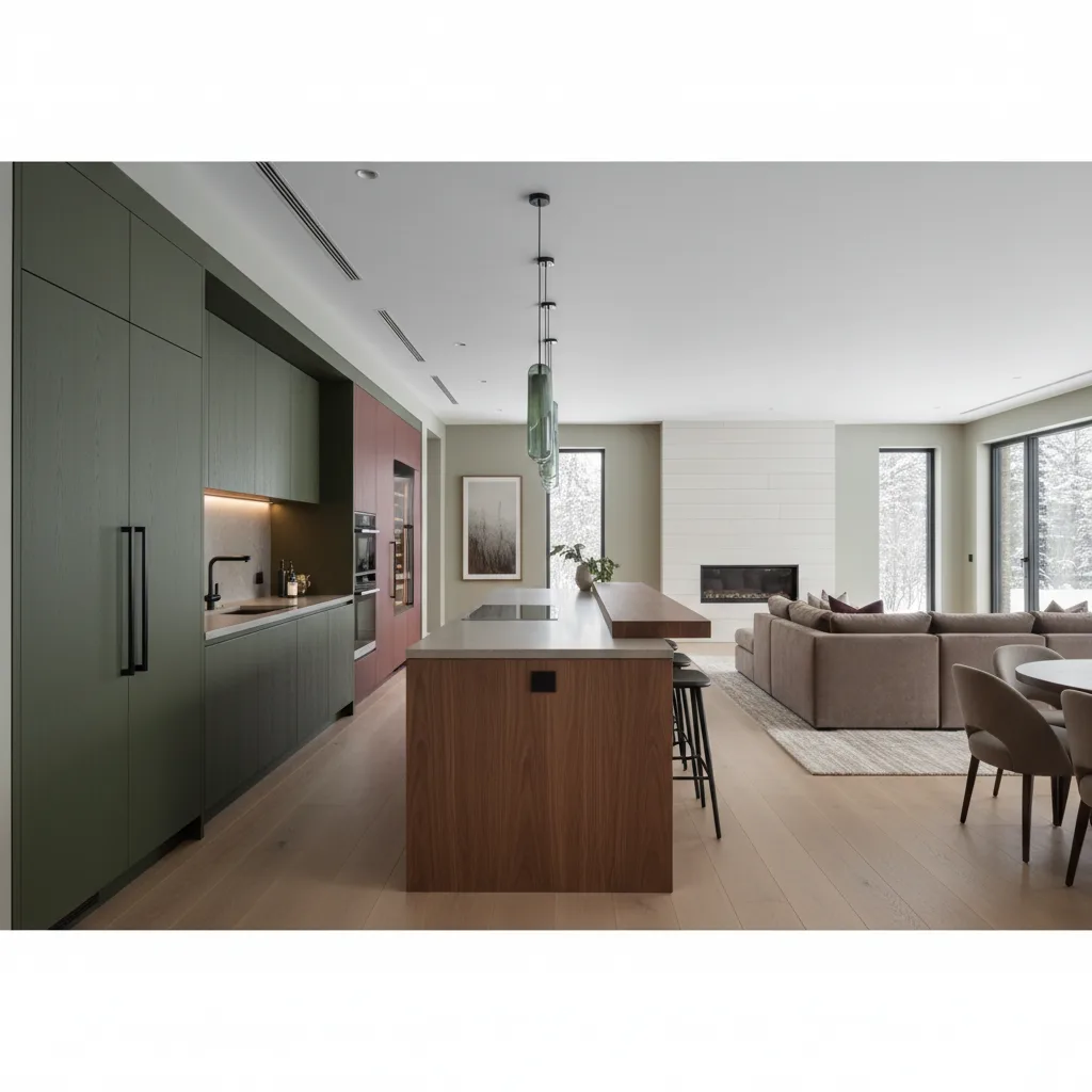 Custom kitchen cabinetry in Vaughan home