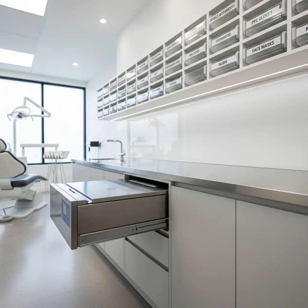 Professional dental cabinet fabrication