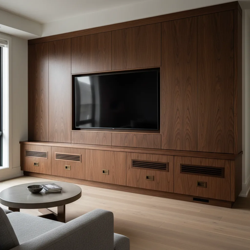 Entertainment center design