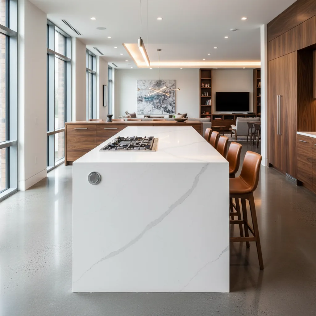 Custom kitchen island