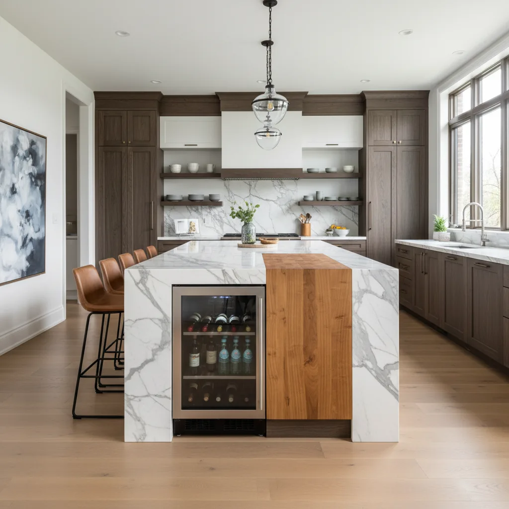 Kleinburg 12-Foot Island - custom cabinetry by Custom Cabinets Brampton