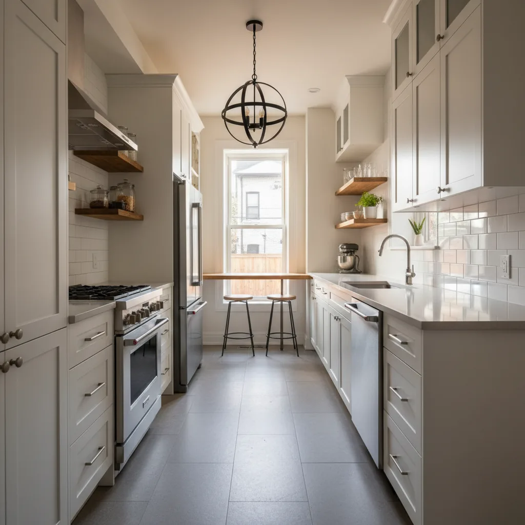 Walnut custom kitchen in Oakville