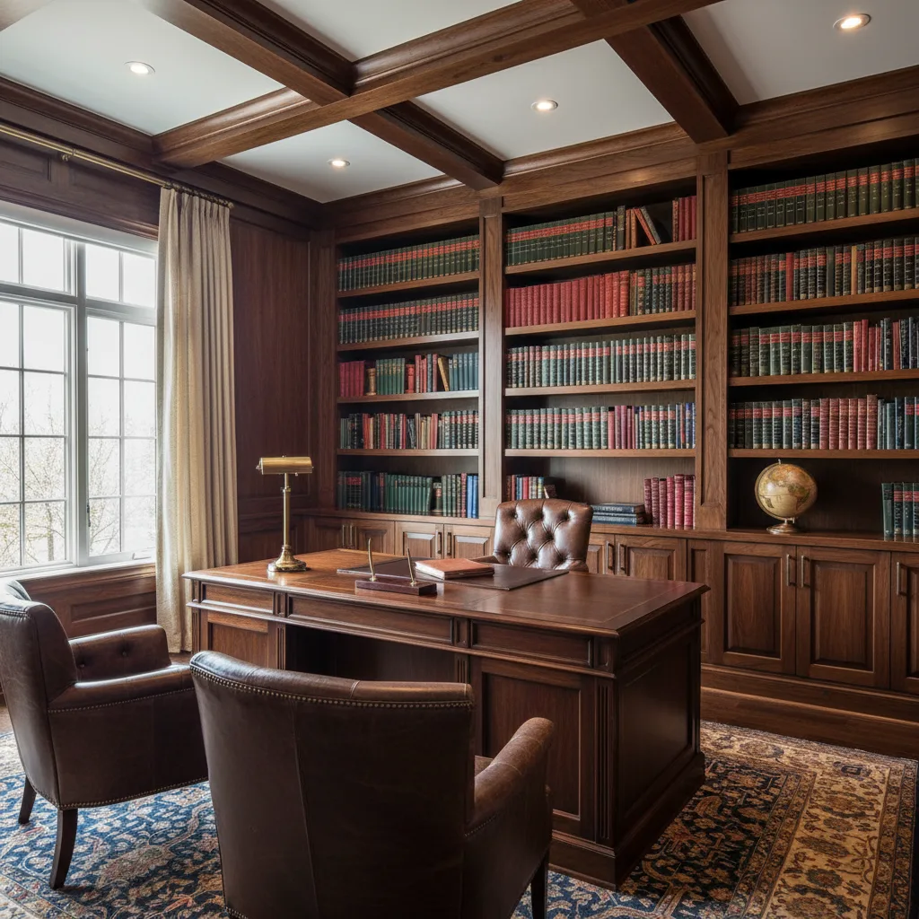 Toronto Home Office with Cable Management